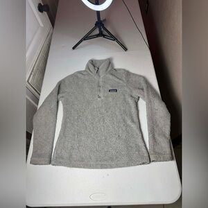 Patagonia Women's Better Sweater 1/4-Zip Fleece Birch White Size Small